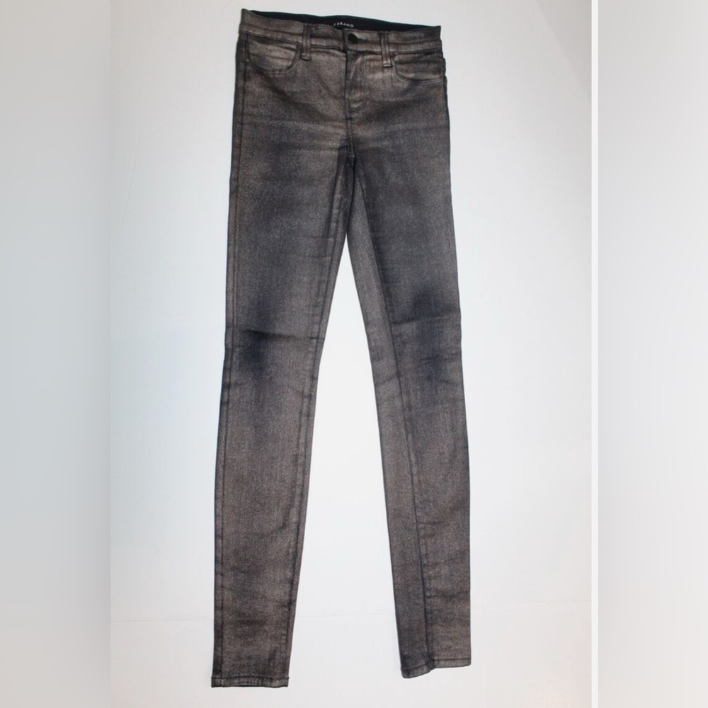 J Brand Super Skinny Jeans GOLD DUST Shimmer Jeans Legging Stretch